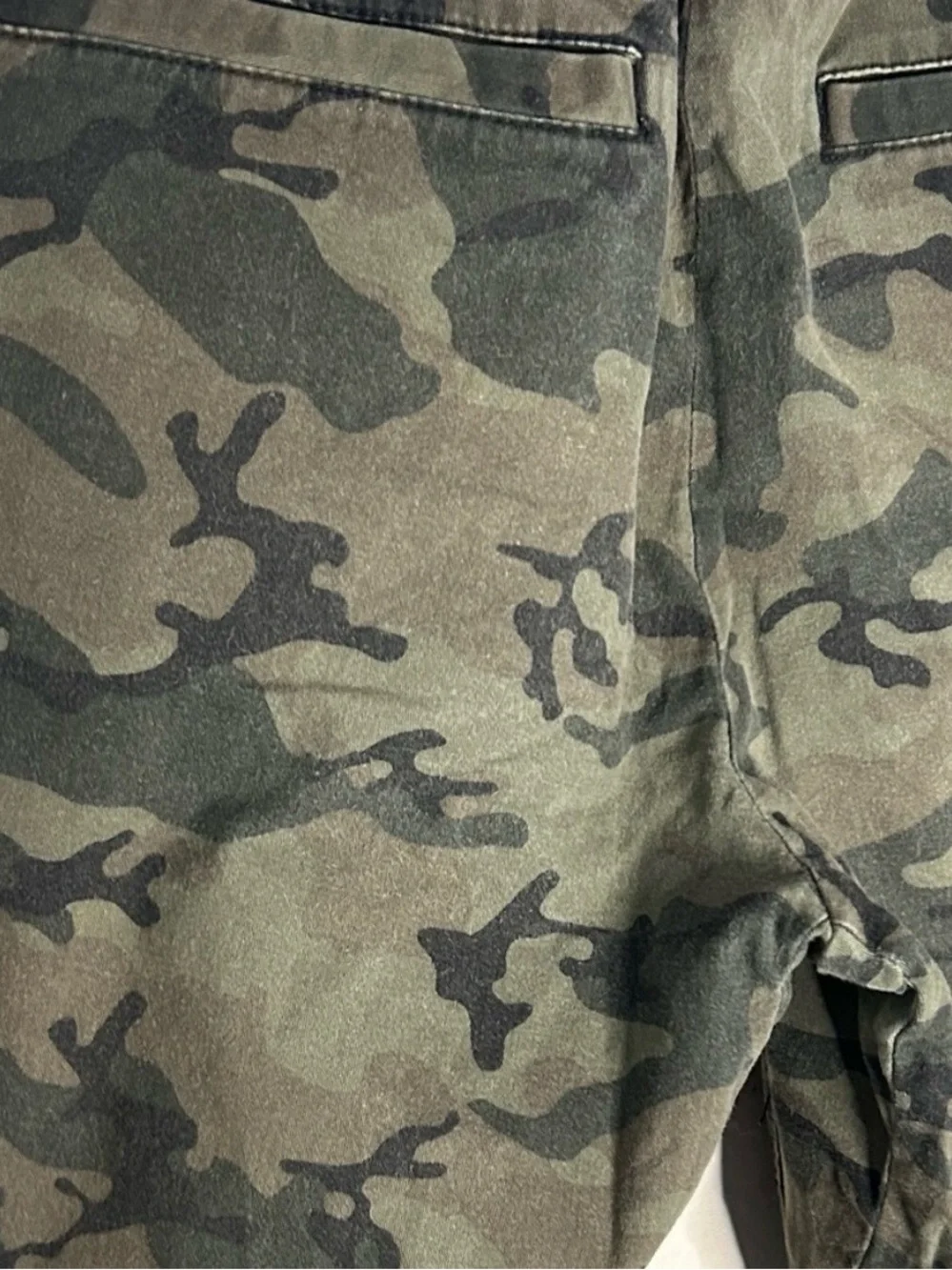 Camo Drawstring Jogger Pants